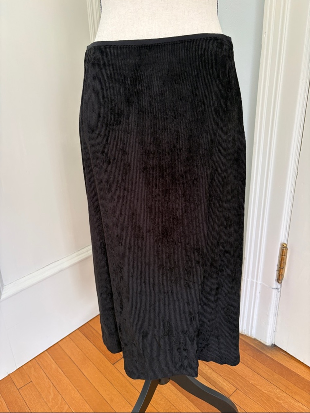 rag & bone Black Midi Skirt